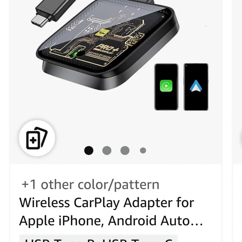 Wireless CarPlay Adapter for iPhone and Android - New in box